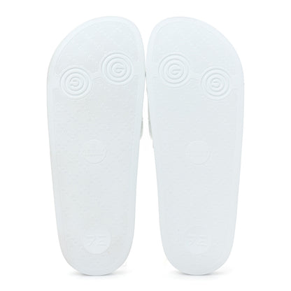 Gucci Rubber GG Monogram Mens Slide Sandals 10 White 5 of 8