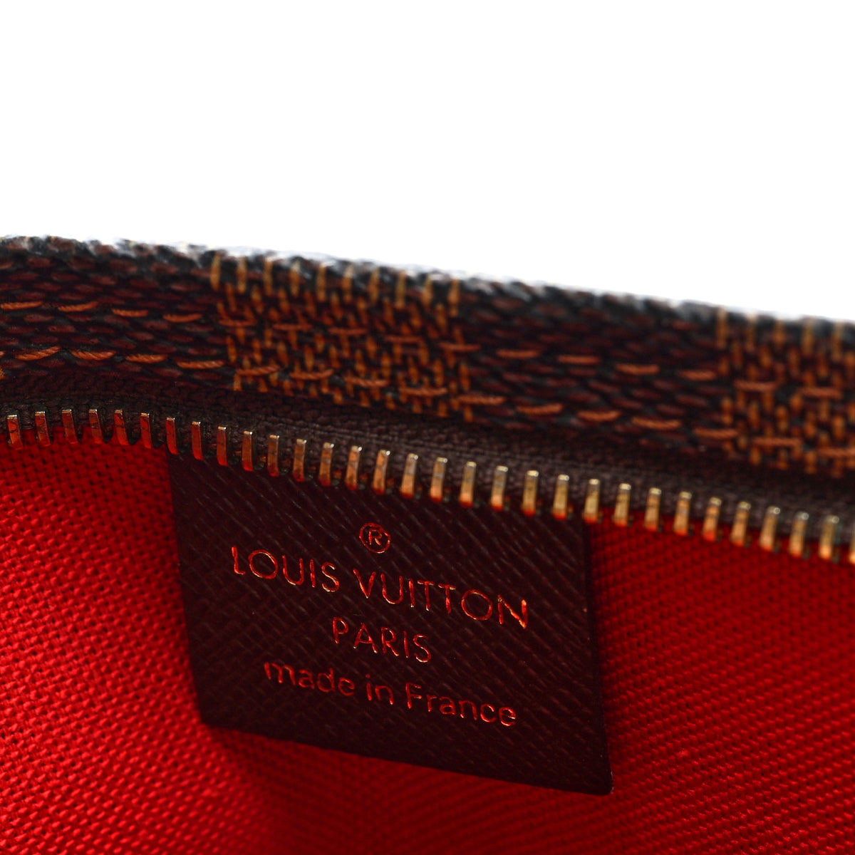 Damier Ebene Trousse Make Up Bag Pochette