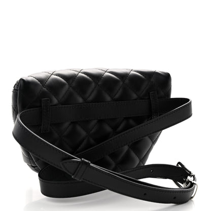 Chanel Calfskin Quilted Waist Belt Bag Black 3 of 12