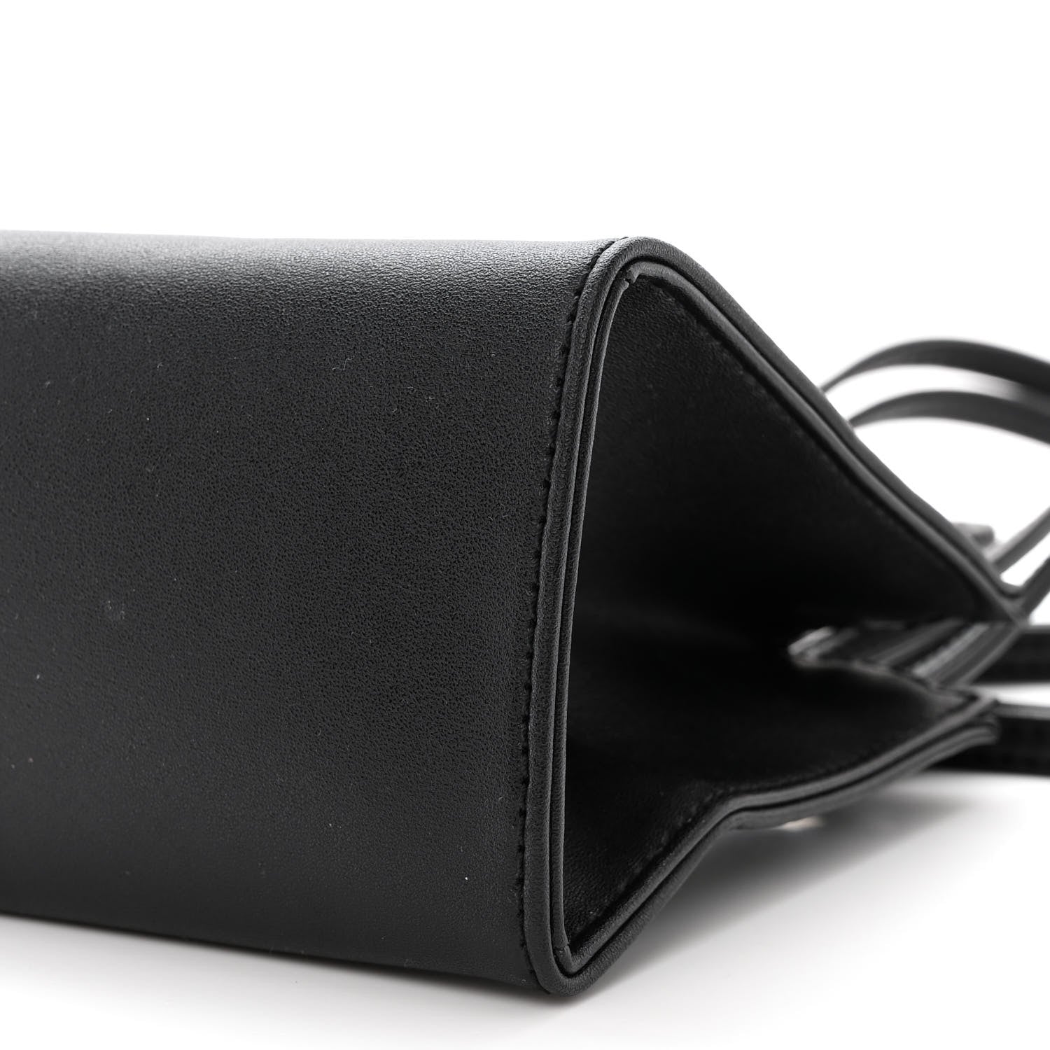 Telfar Vegan Leather Small Shopping Bag Black 11 of 11