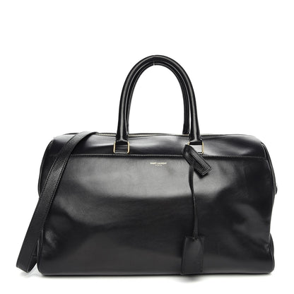 Saint Laurent Calfskin Classic Duffle 12 Black 1 of 9