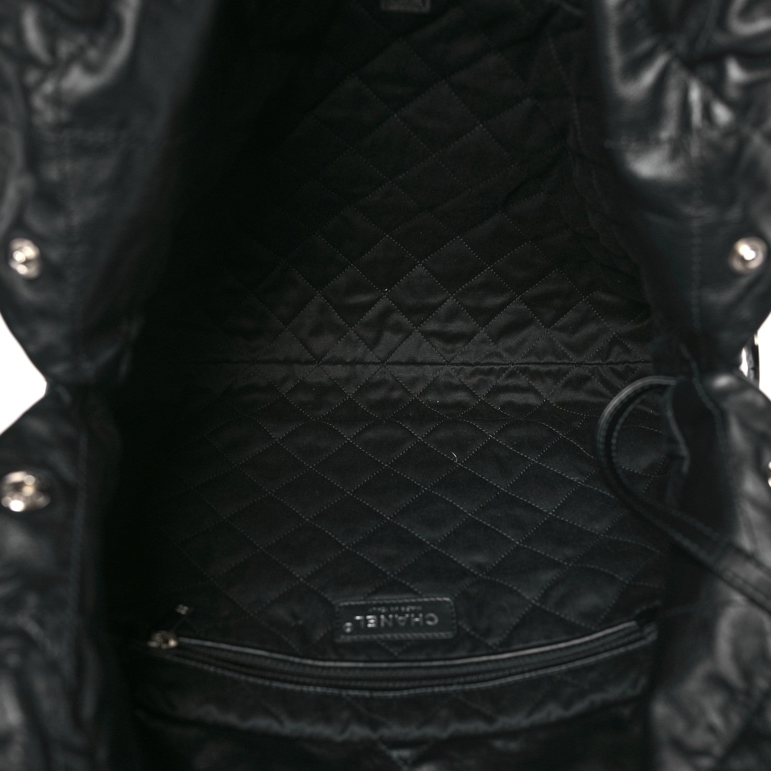 Chanel Shiny Caviar Quilted Monochrome Chanel 22 Black 6 of 10