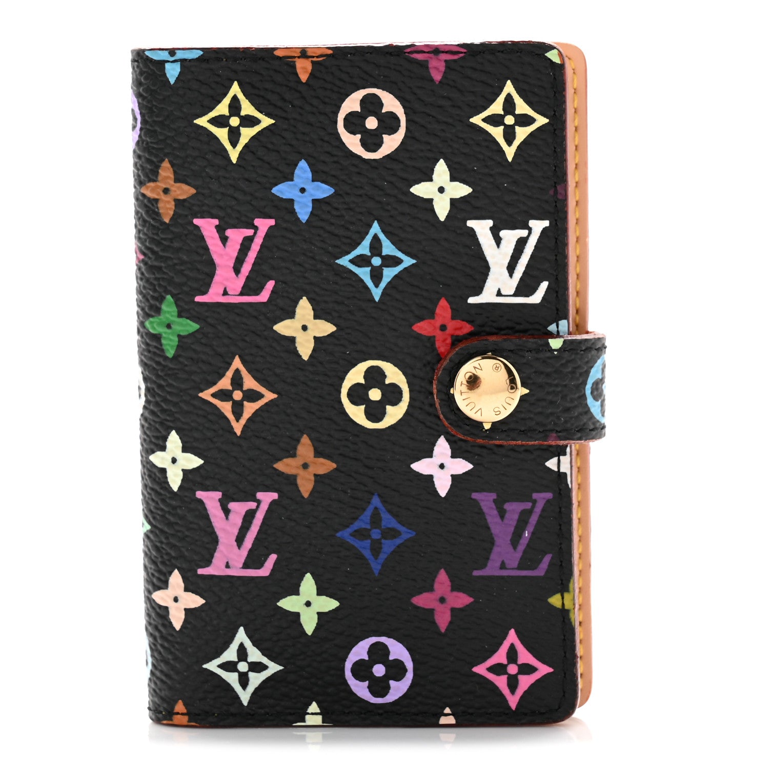 Louis Vuitton Monogram Multicolor Carnet de Bal Mini Agenda Cover Black 1 of 8