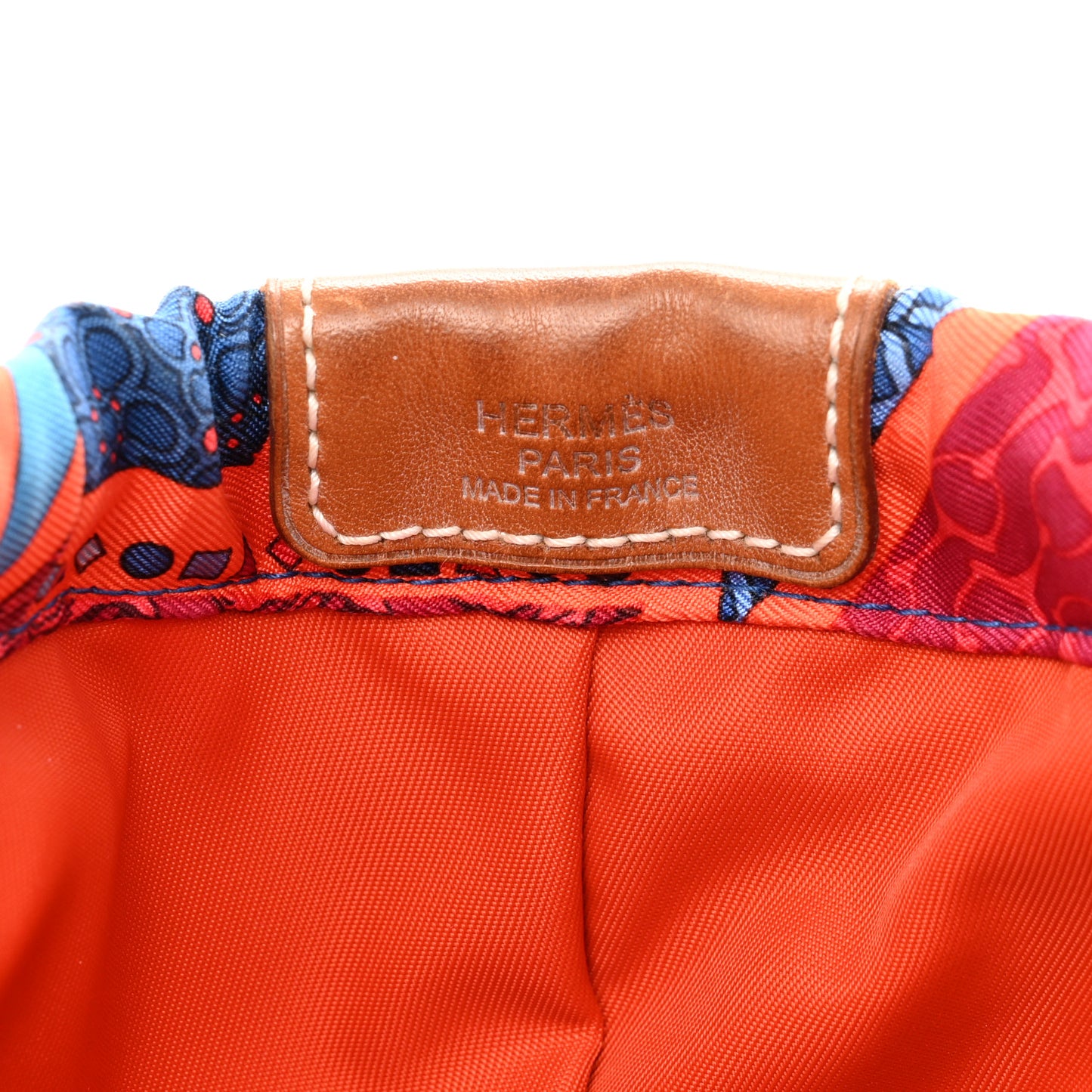 Silk Carre en Cravates Fourbi 20 PM Pouch Bleu Saphir