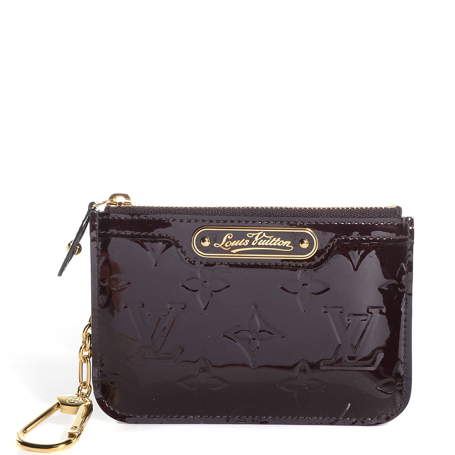 Vernis Key Pouch Amarante