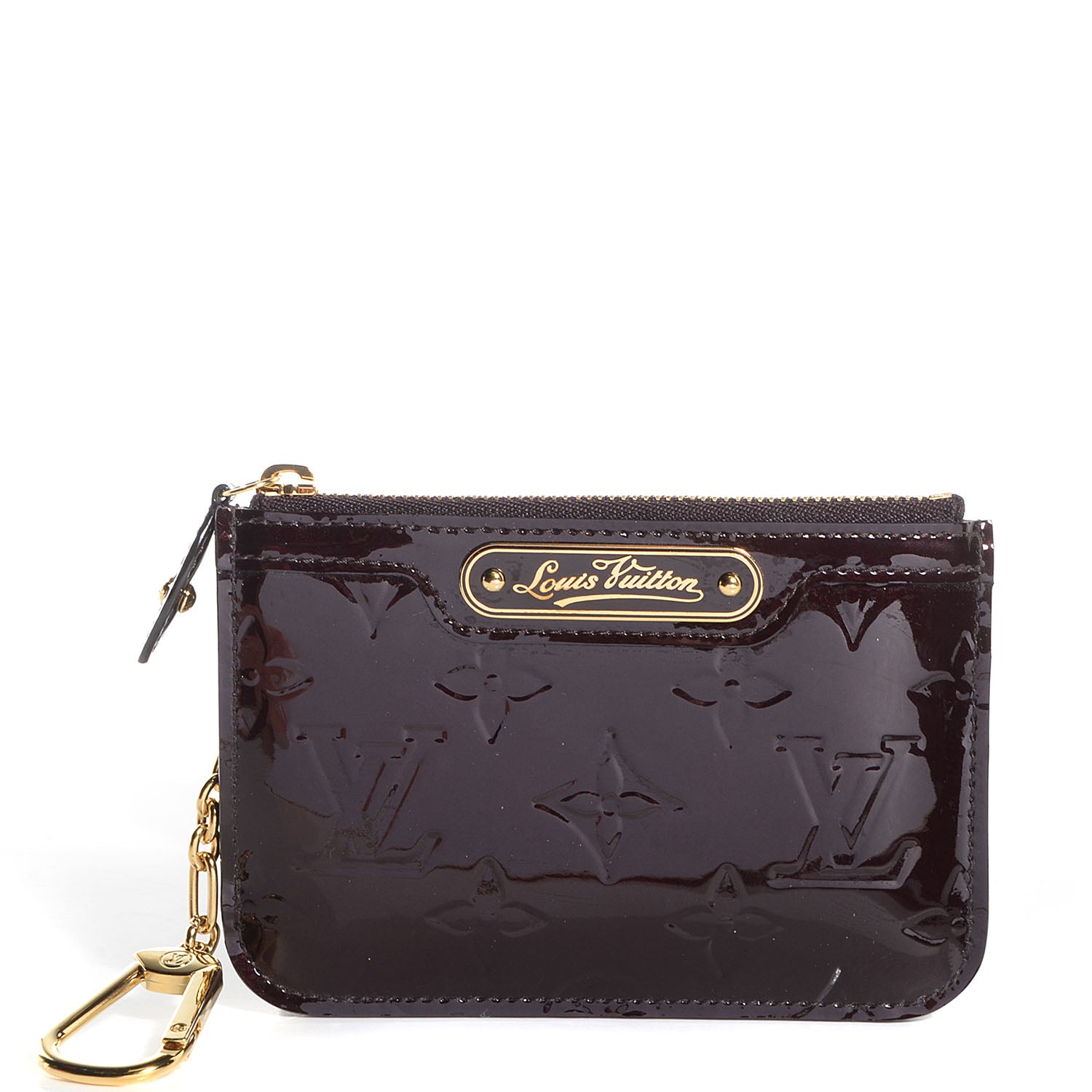 Louis Vuitton Vernis Key Pouch Amarante 1 of 7