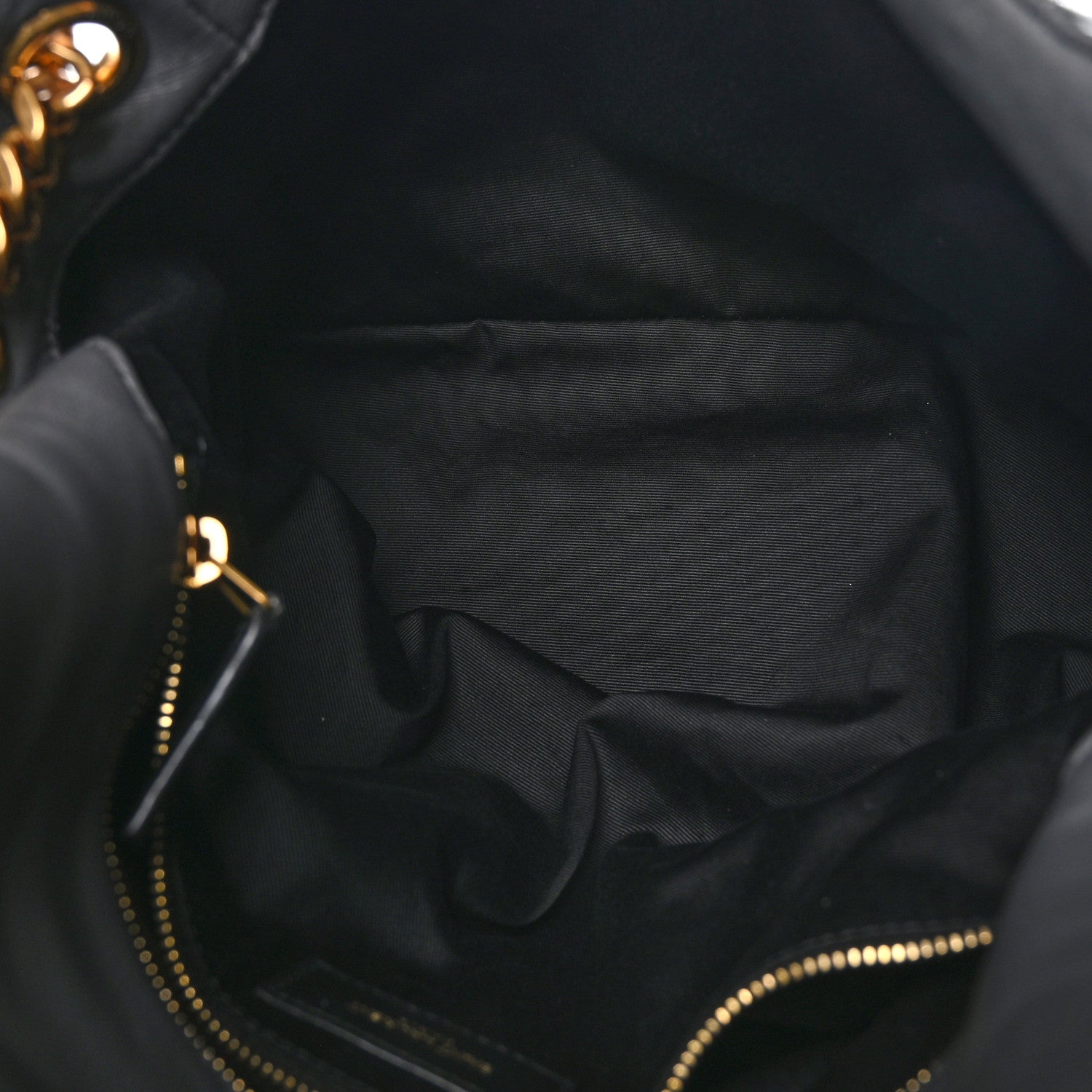 Saint Laurent Calfskin Quilted Medium Loulou Puffer Monogram Chain Satchel Storm 5 of 10