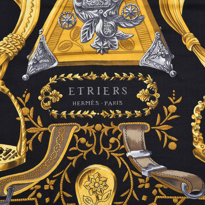 Hermes Cashmere Silk Etriers Shawl 140 5 of 11