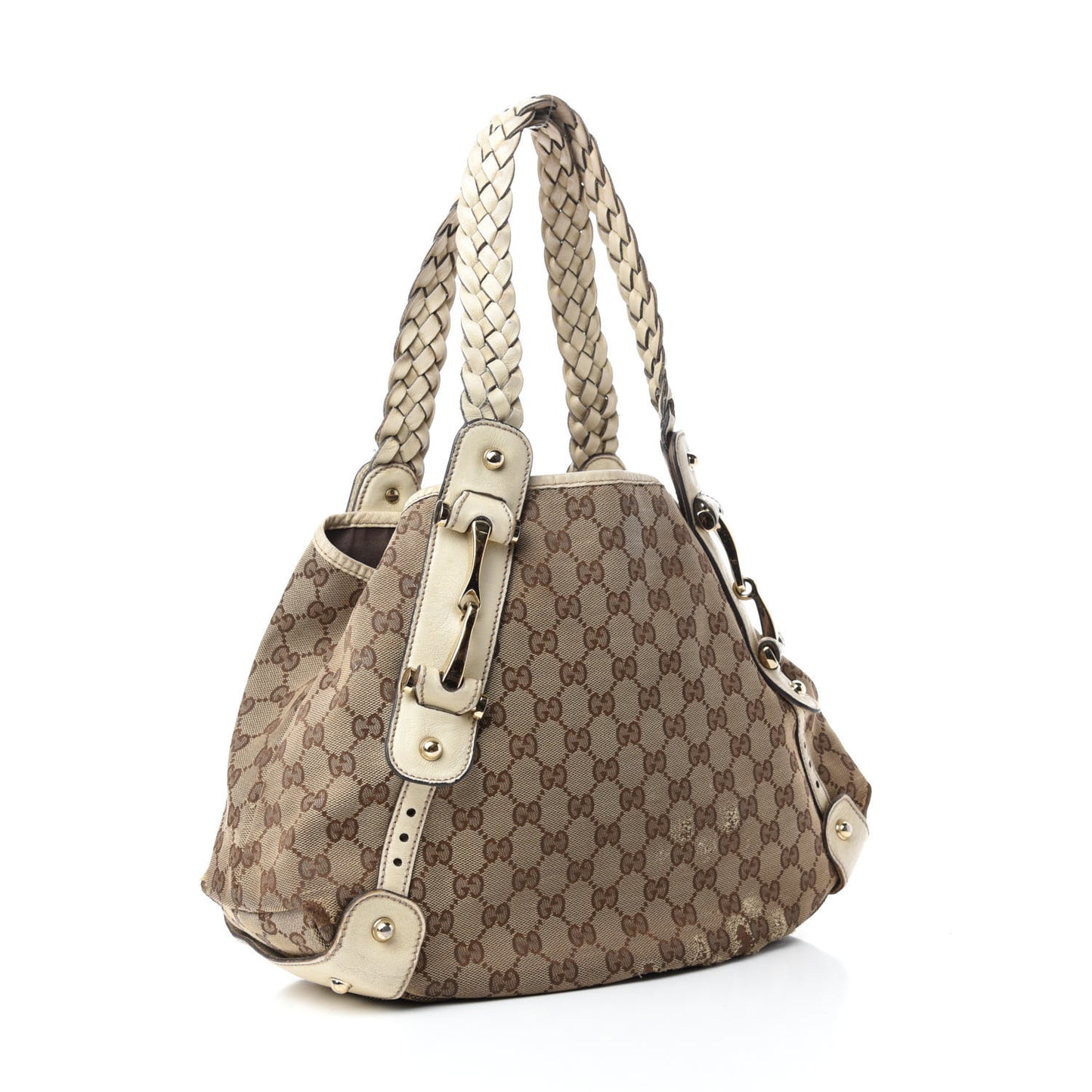 Monogram Small Pelham Shoulder Bag Off White