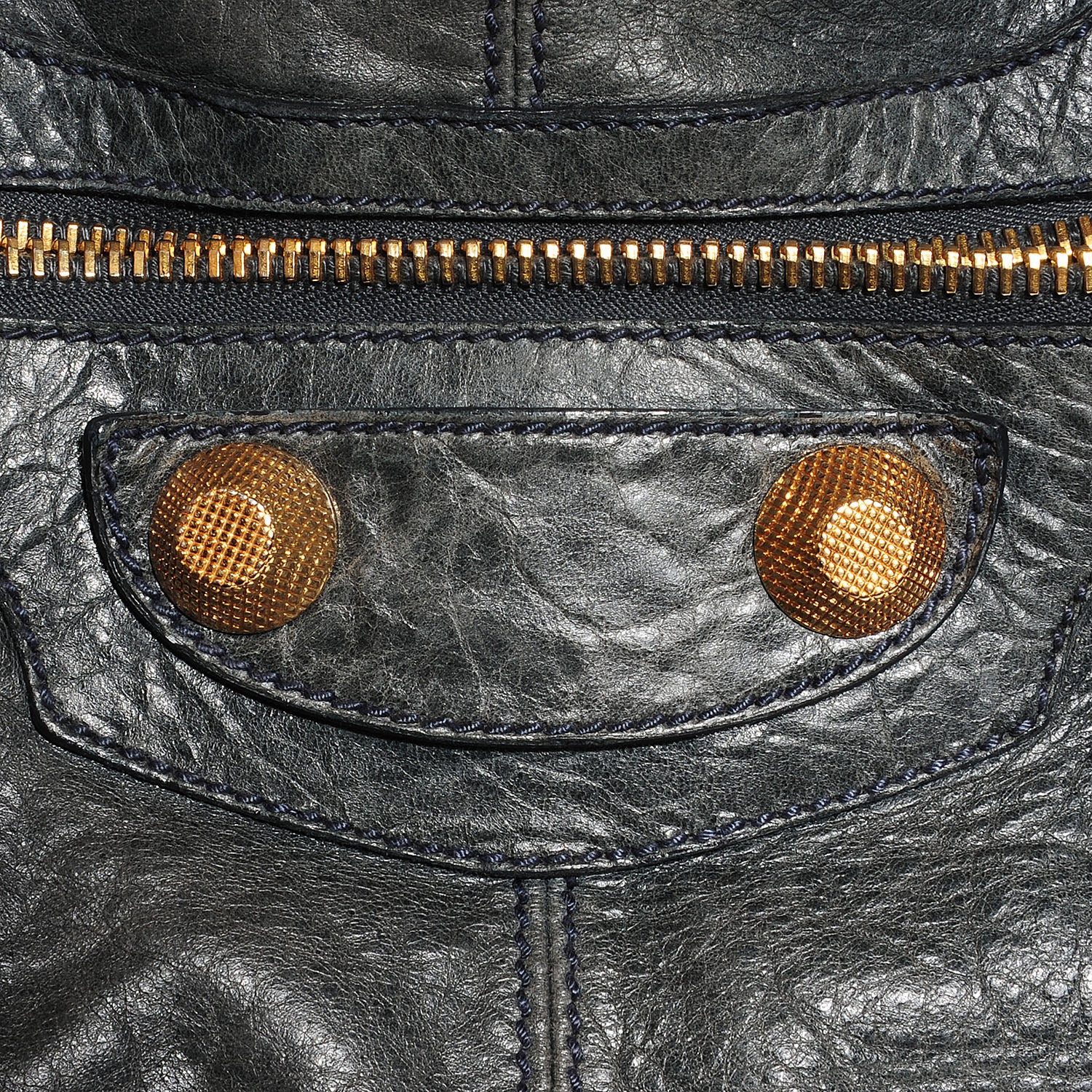 Balenciaga Chevre Giant 21 Gold Hardware Brief Anthracite 6 of 12