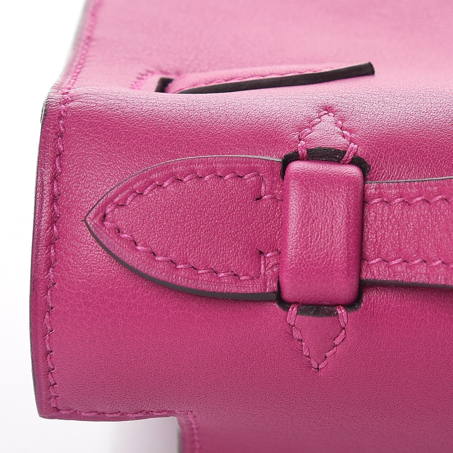 Hermes Swift Kelly Pochette Clutch Rose Pourpre 16 of 24