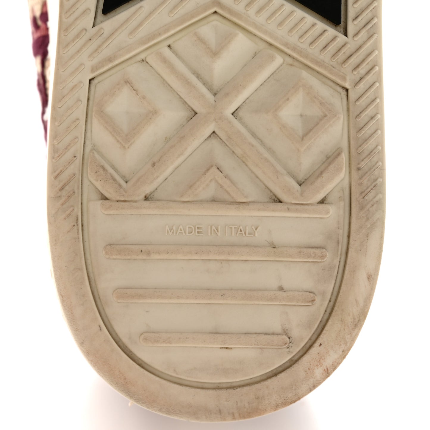 Canvas Oblique Walk'N'Dior Low Top Sneakers 38.5 Deep Amaranth