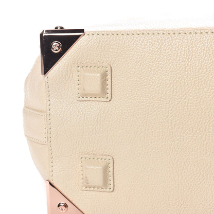 Alexander Wang Pebbled Calfskin Large Emile Eggshell 12 of 15