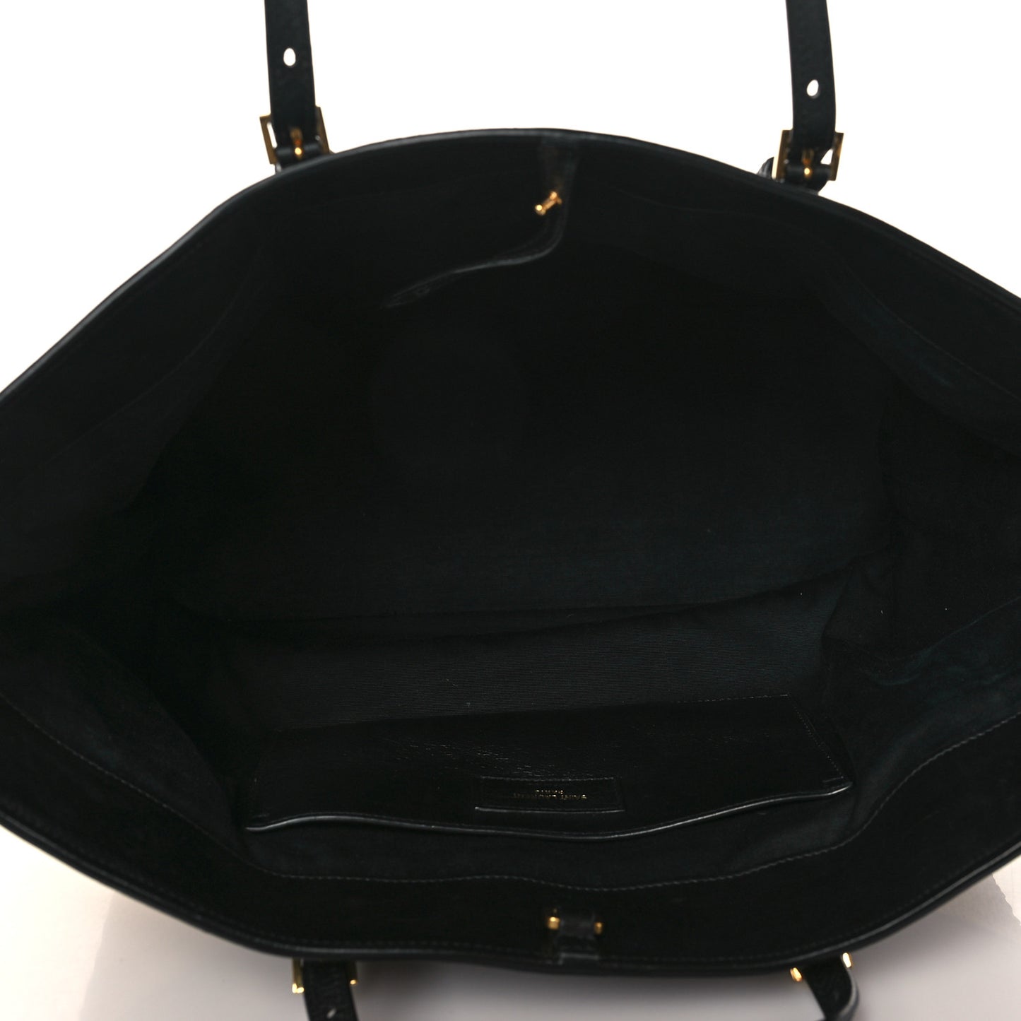 Calfskin Raffia Medium Shopper Tote Naturale Black