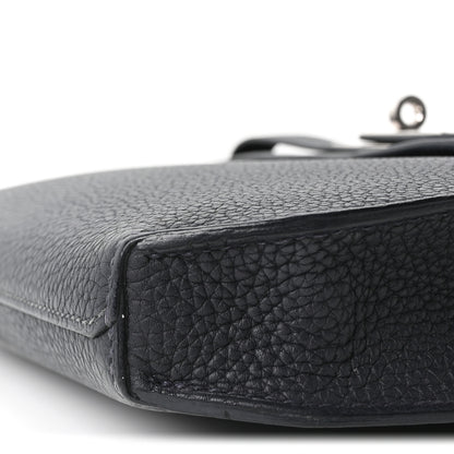 Hermes Togo Kelly Depeches 25 Pouch Black 9 of 9