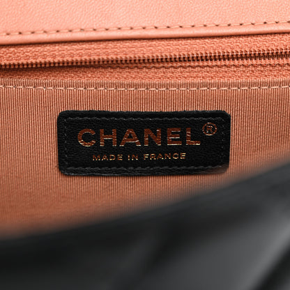 Chanel Lambskin Mixed Fibers Quilted Cocovado Flap Black 6 of 14