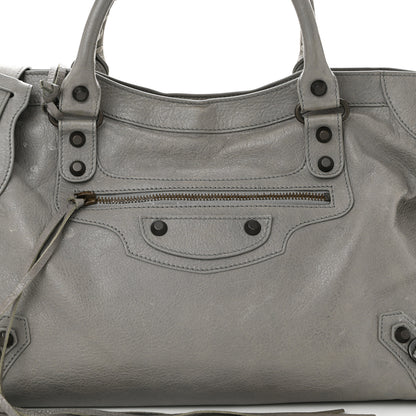 Balenciaga Agneau Classic Hardware City Gris Pyrite 9 of 14