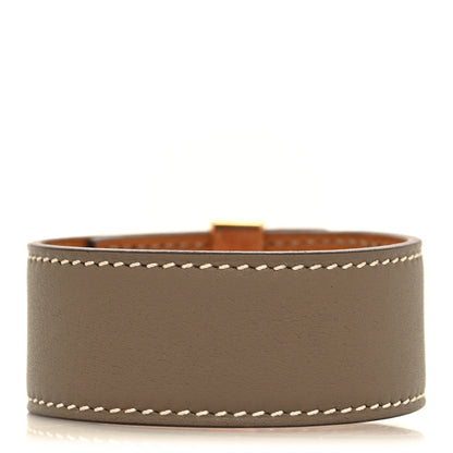 Hermes Swift Collier de Chien CDC 24 Bracelet Etoupe 3 of 5