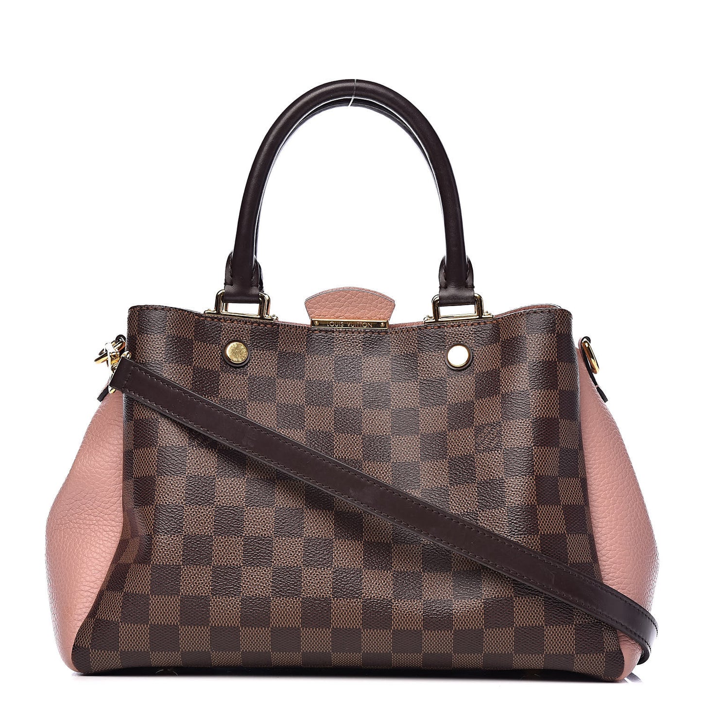 Damier Ebene Cuir Taurillon Brittany Magnolia