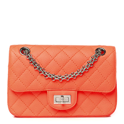 Chanel Goatskin Quilted 2.55 Reissue Mini Flap Orange 1 of 10