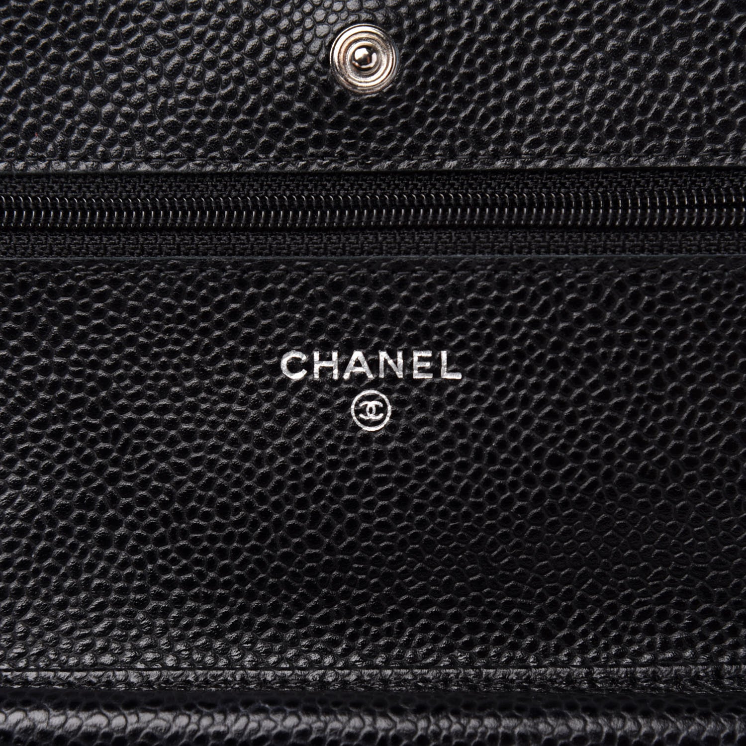 Chanel Caviar Quilted Wallet On Chain WOC Black 6 of 12