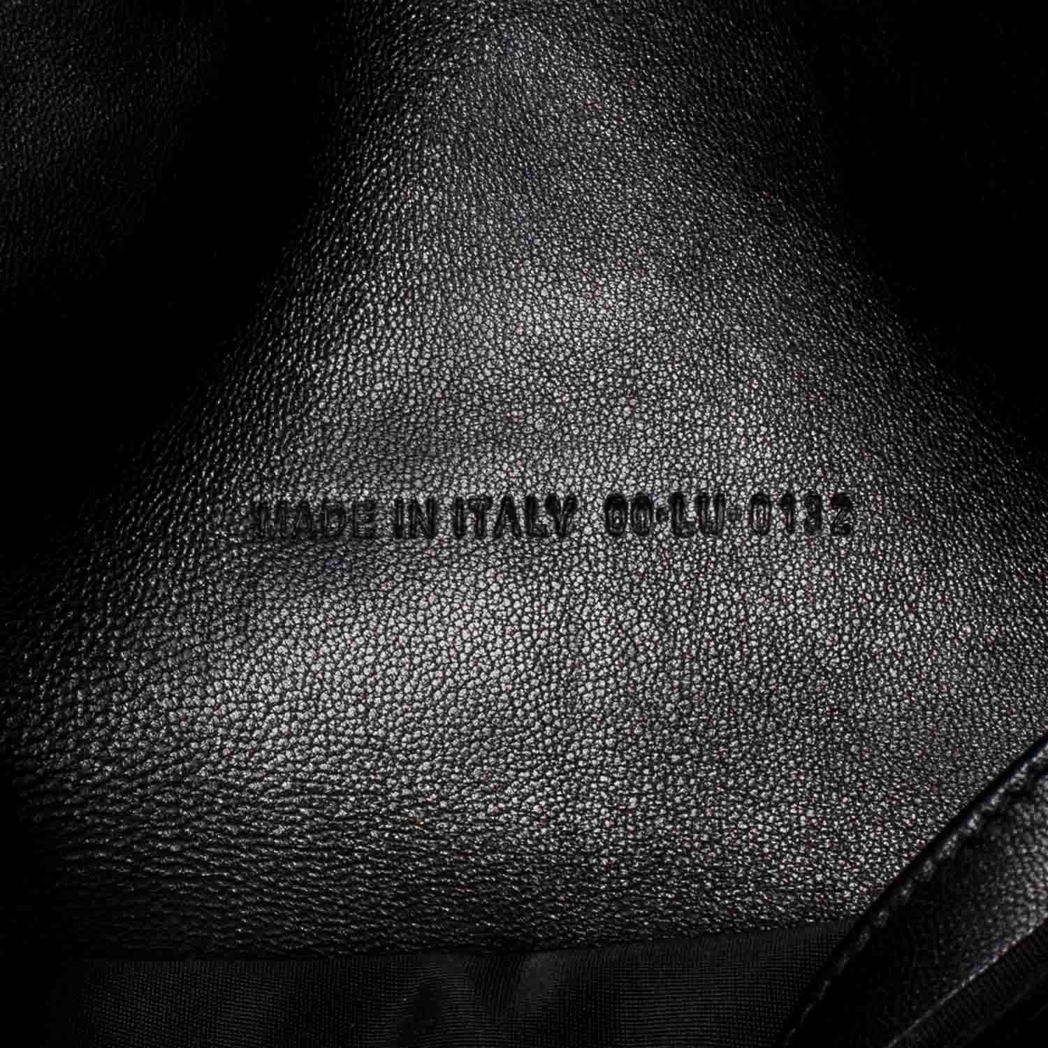 Christian Dior Lambskin Cannage New Lock Pouch Black 7 of 8