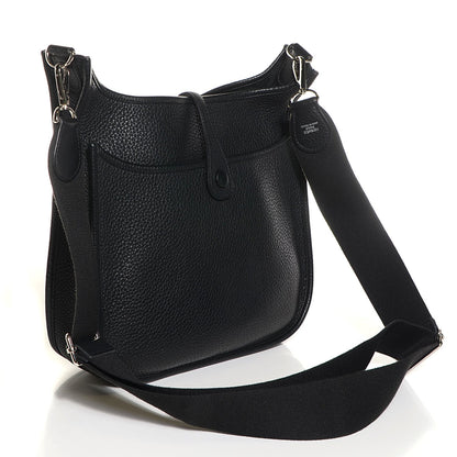 Hermes Taurillon Clemence Evelyne III PM Black 3 of 16