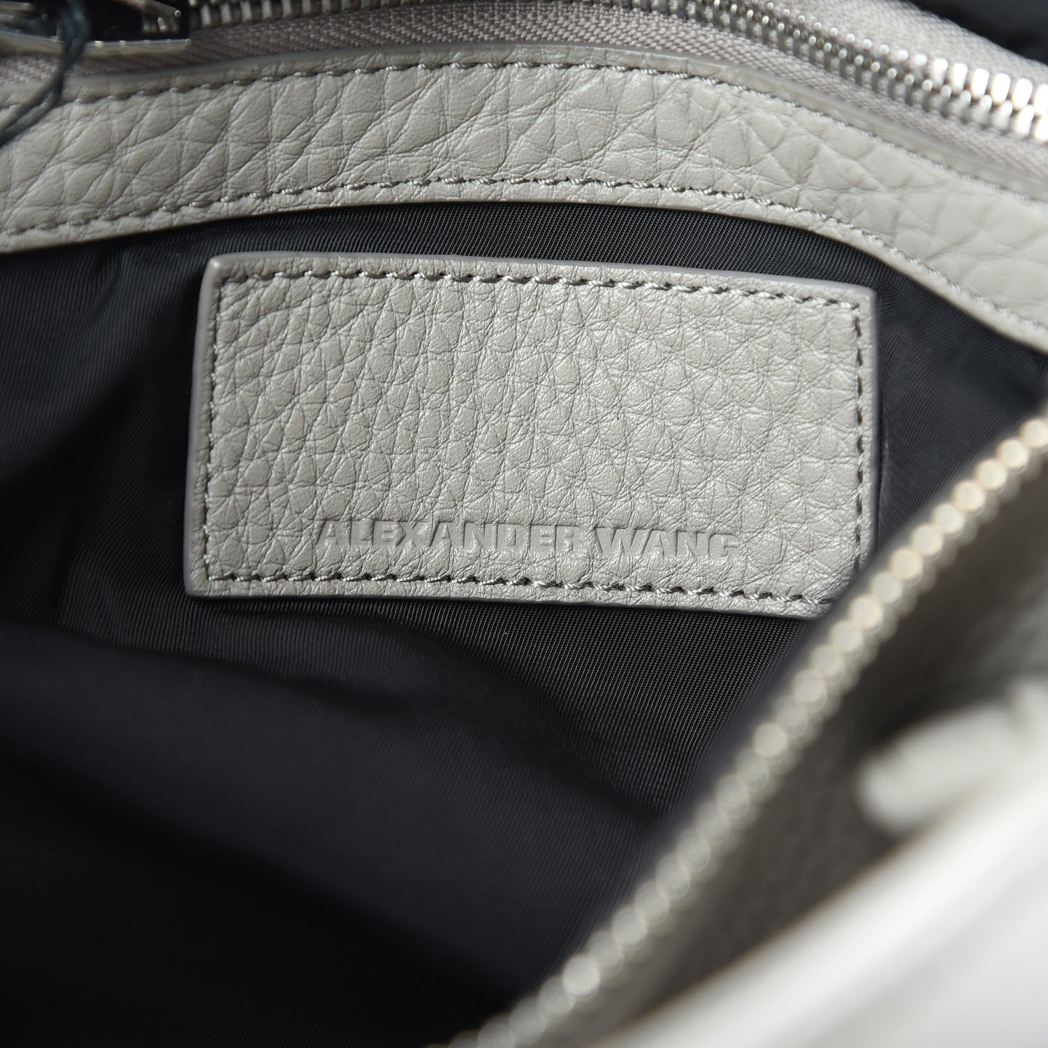 Alexander Wang Soft Pebbled Lambskin Rocco Oyster 6 of 11