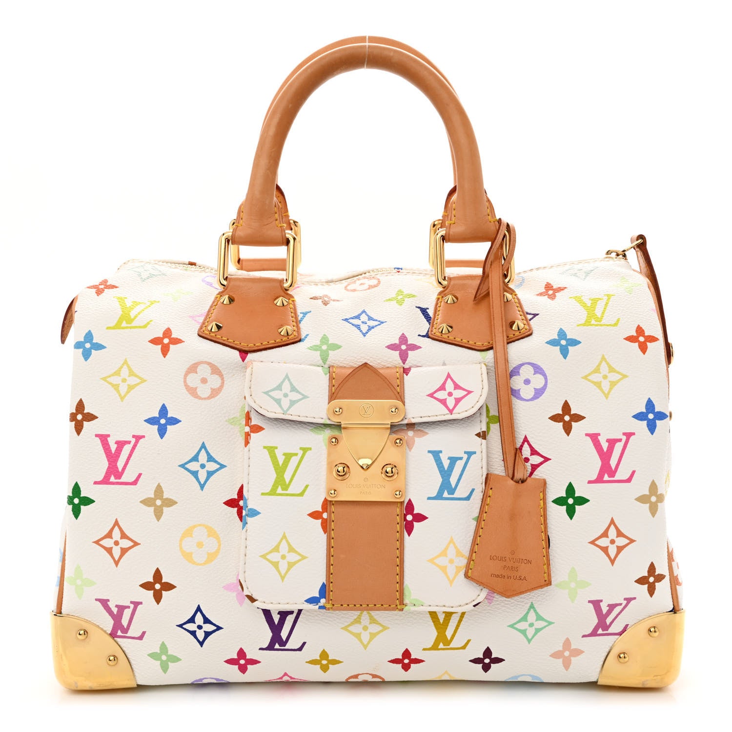 Louis Vuitton Monogram Multicolor Speedy 30 White 1 of 11