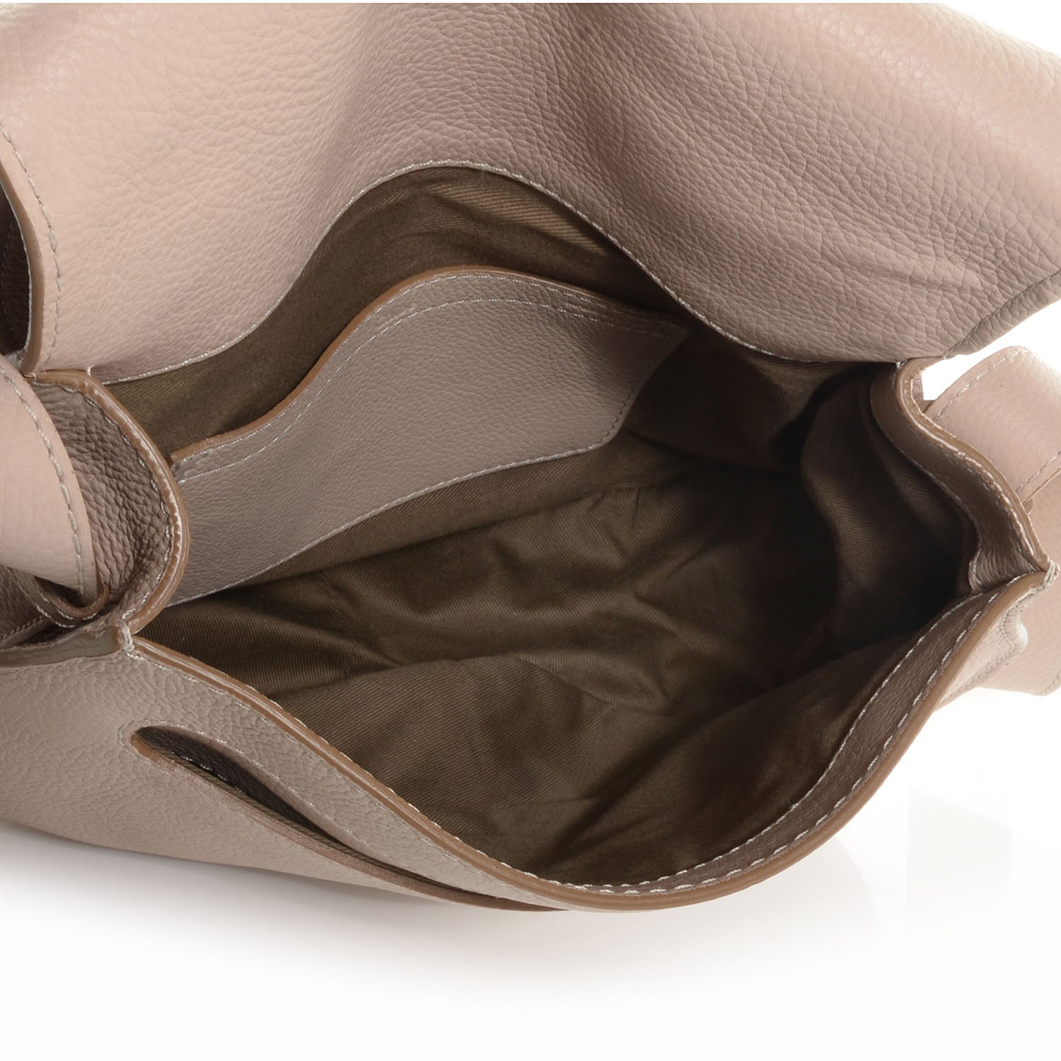 Chloe Grained Calfskin Medium Marcie Saddle Bag Nude 5 of 10