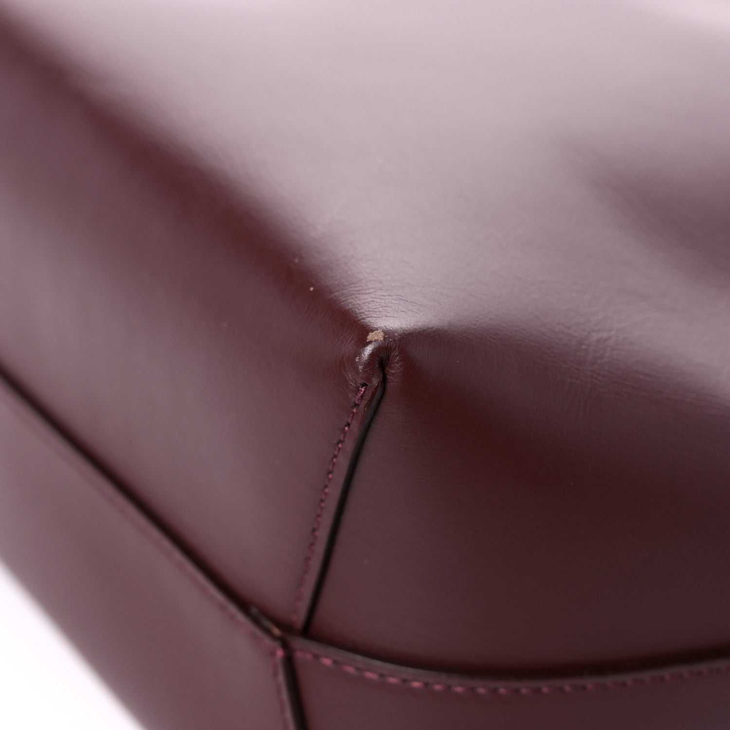 Mansur Gavriel Calfskin Mini Bucket Bag Burgundy 11 of 12