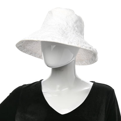Louis Vuitton Monogram Denim Fringe Bucket Hat L White 2 of 9