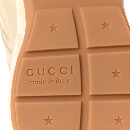 Gucci X DISNEY Calfskin Mickey Mouse Womens Rhyton Sneakers 40 Ivory 7 of 9