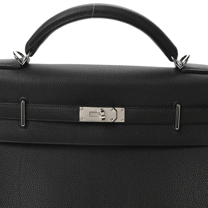 Hermes Togo Maxi Kelly Retourne 42 Black 8 of 11
