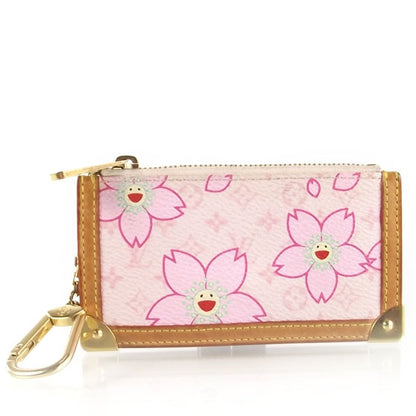 Louis Vuitton Monogram Cherry Blossom Key Pouch Pink 1 of 5