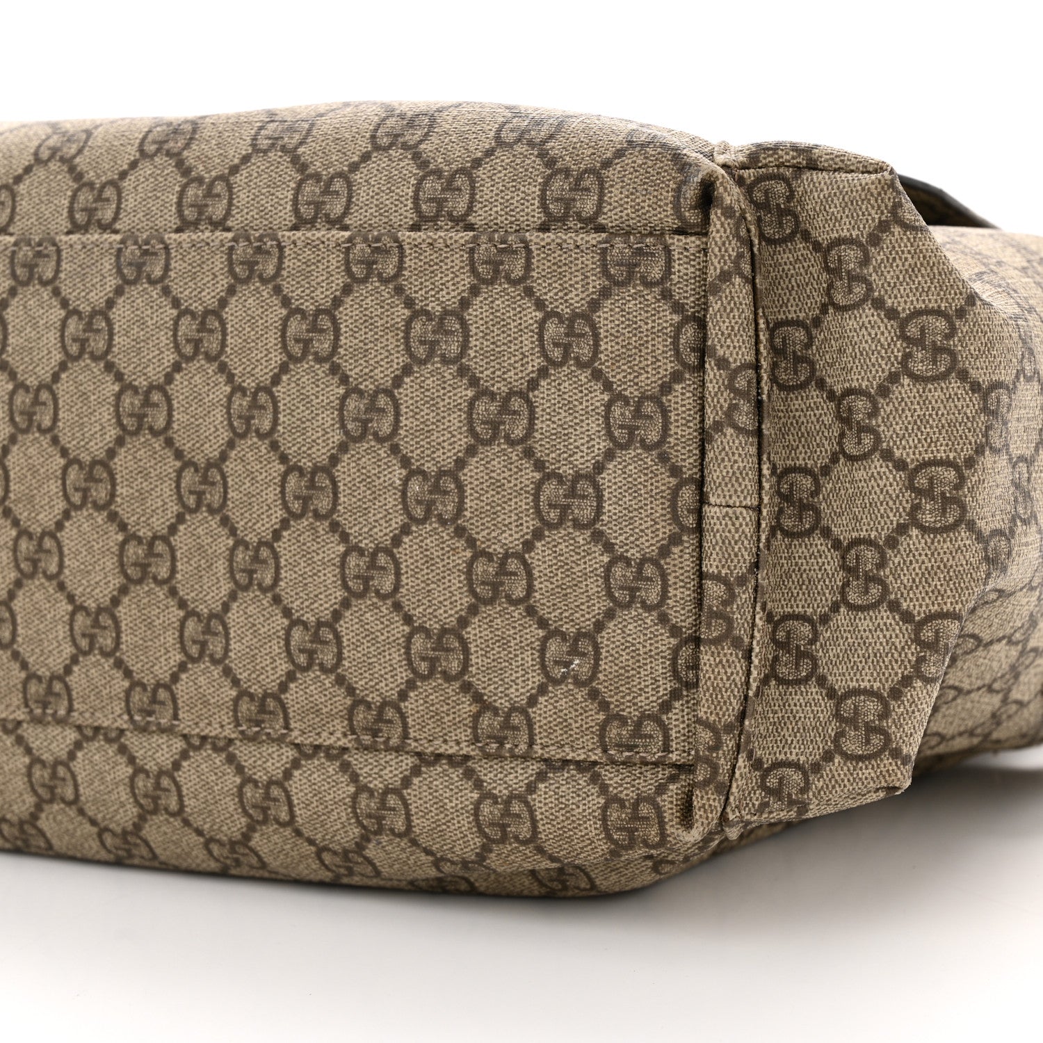 Gucci GG Plus Monogram Messenger Diaper Bag Dark Brown 10 of 26