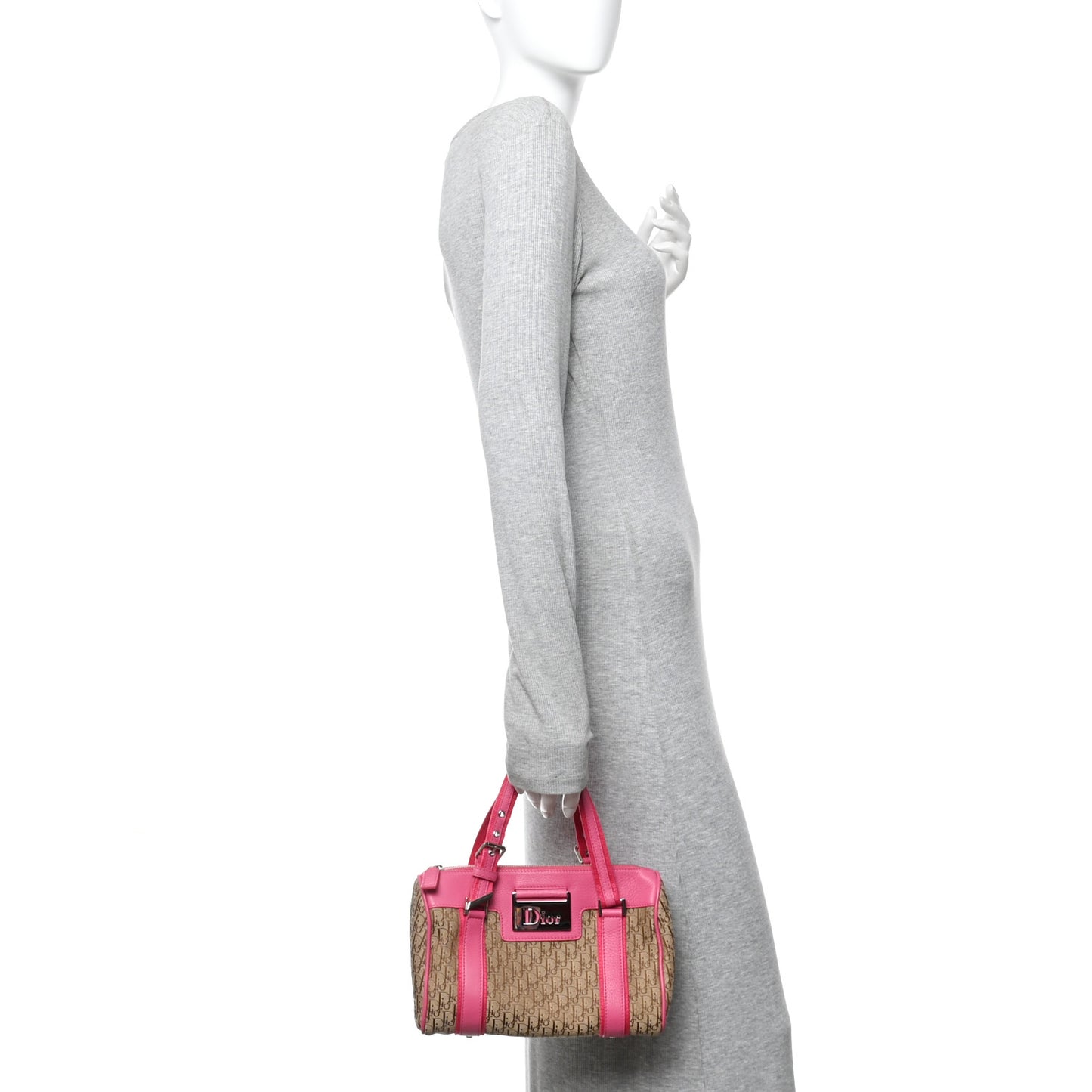 Monogram Street Chic Boston Pink Beige