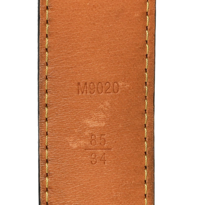 Louis Vuitton Damier Ebene 30mm Essential V Belt 85 34 6 of 7