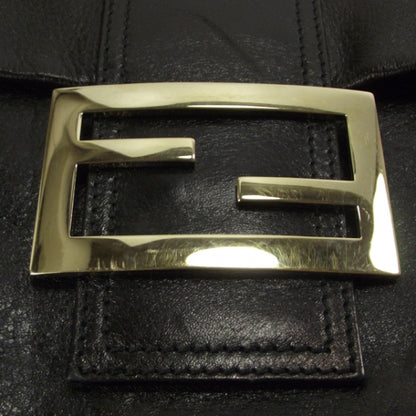 Fendi Vitello Acqua Large Convertible Baguette Black 7 of 15