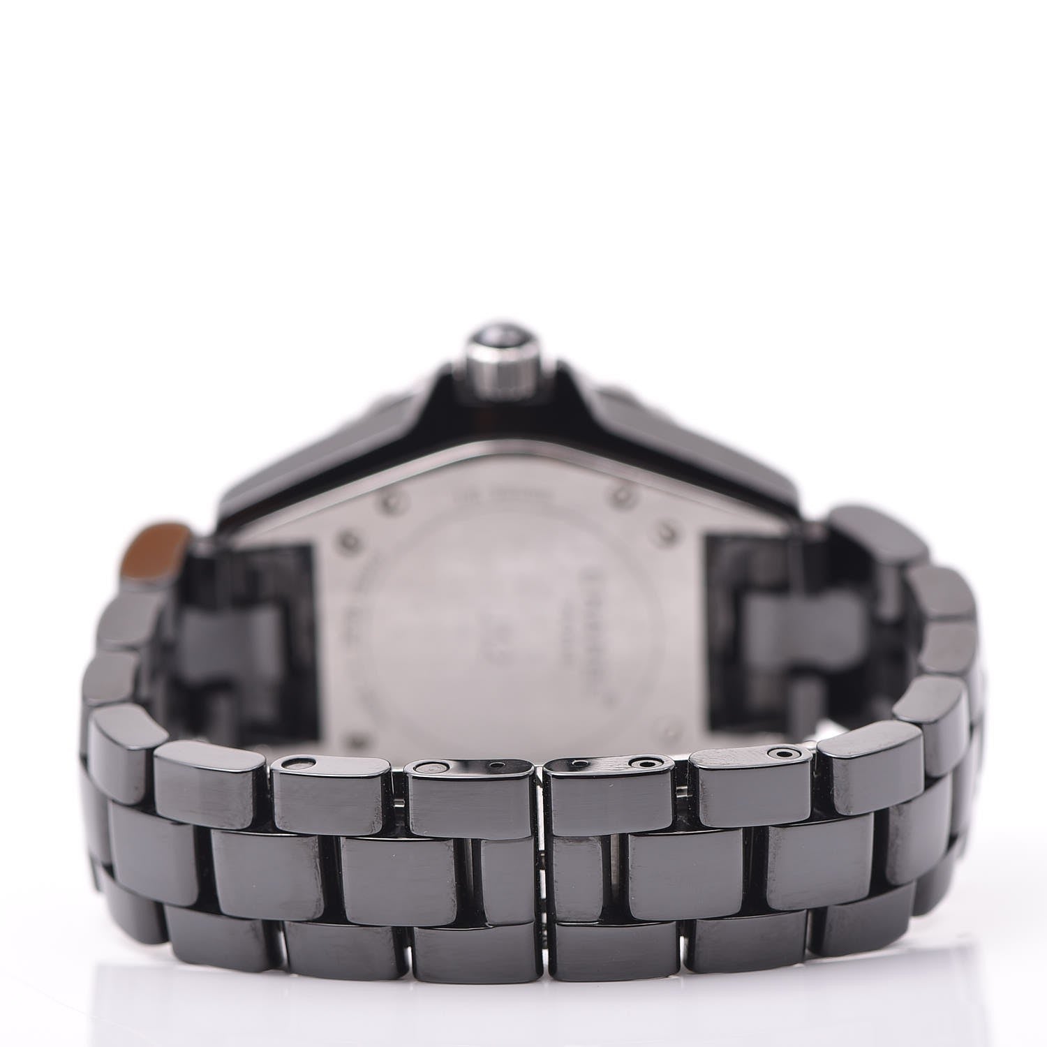 Chanel Stainless Steel Ceramic Ruby 33mm J12 Quartz Watch Black 4 of 6