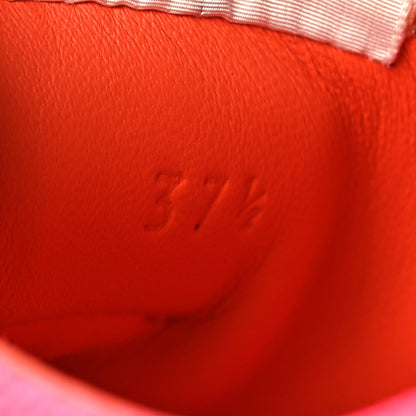 Hermes Suede Goatskin Technical Mesh Womens Escape Sneakers 37.5 Rose Sorbet 6 of 9