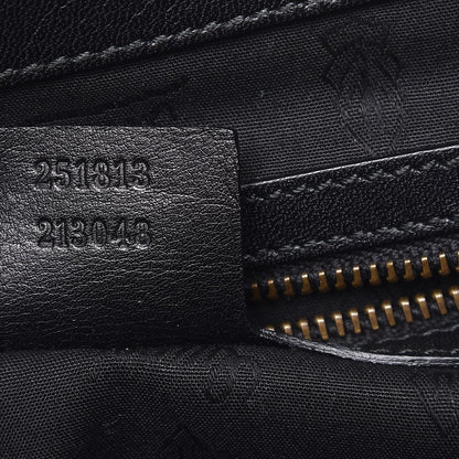 Gucci Suede Medium 1973 Top Handle Satchel Black 7 of 15