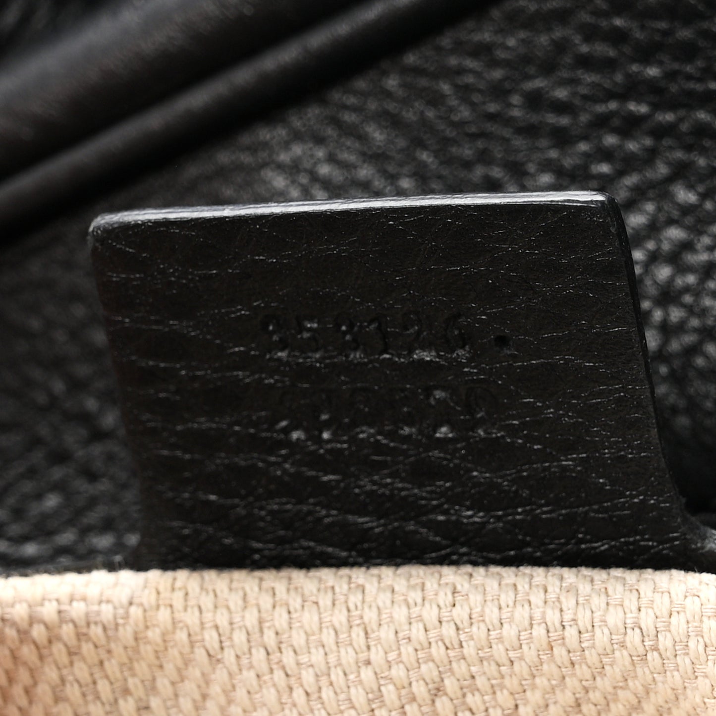 Pebbled Calfskin Medium Soho Bowler Black
