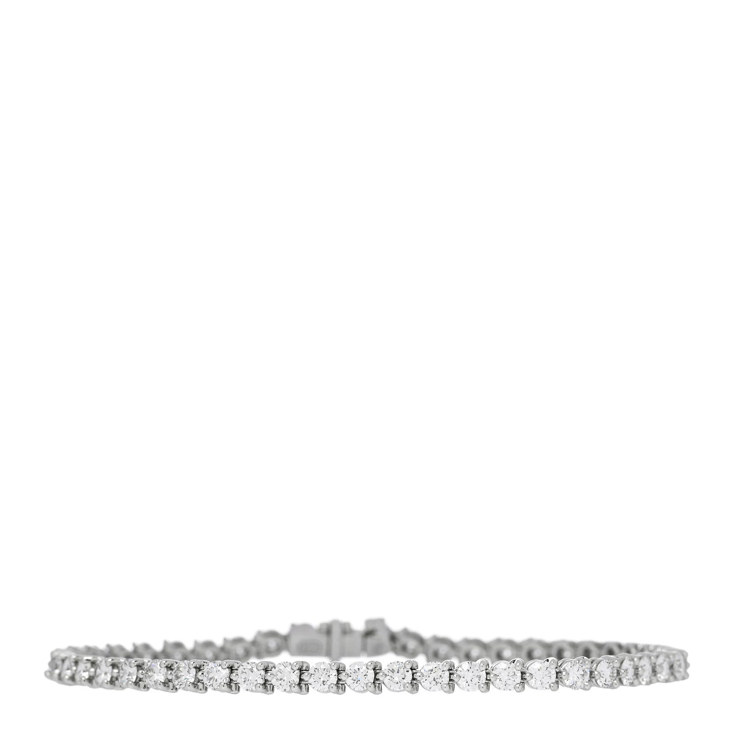 Platinum Diamond 4.78ctw Tennis Bracelet