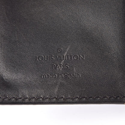Louis Vuitton Mat Monogram Small Ring Agenda Cover Black 9 of 11