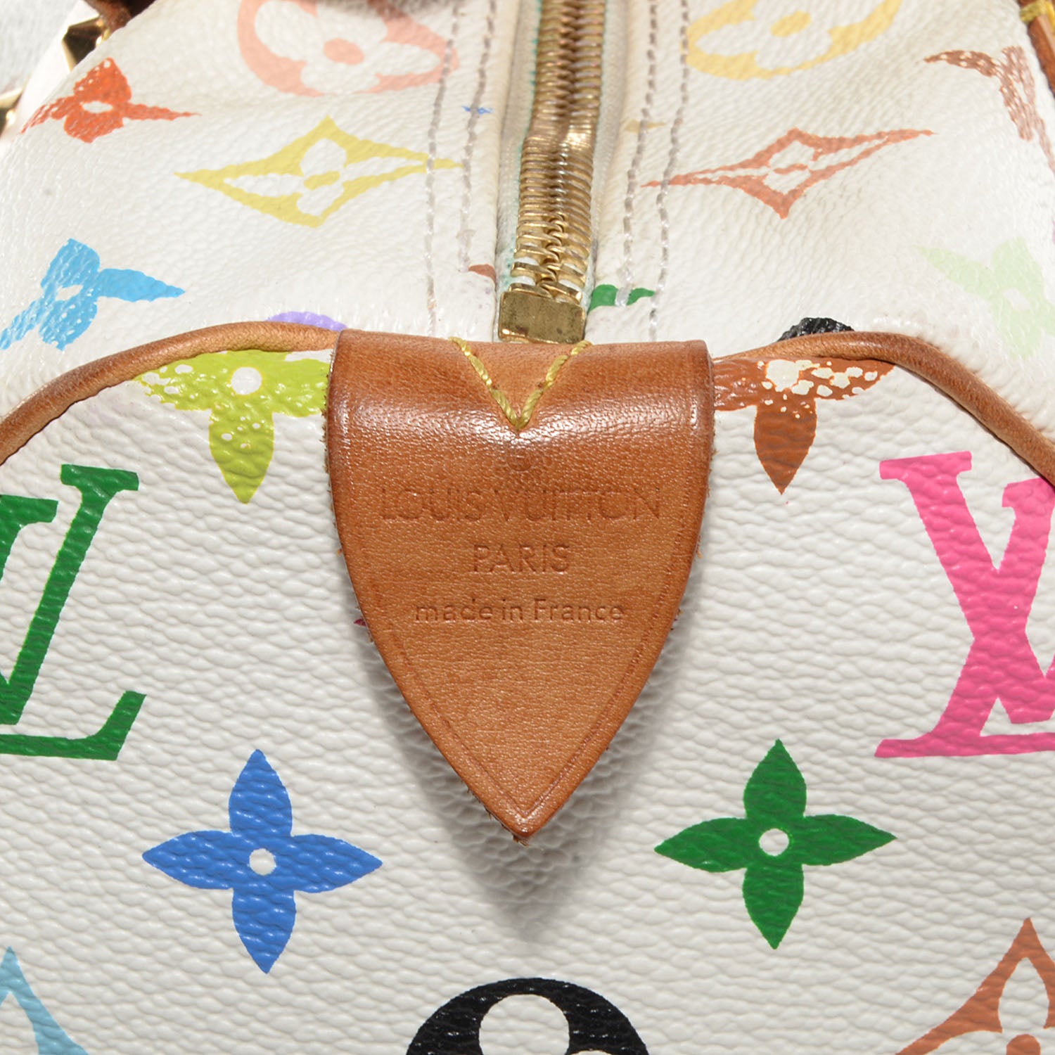 Louis Vuitton Monogram Multicolor Speedy 30 White 5 of 8