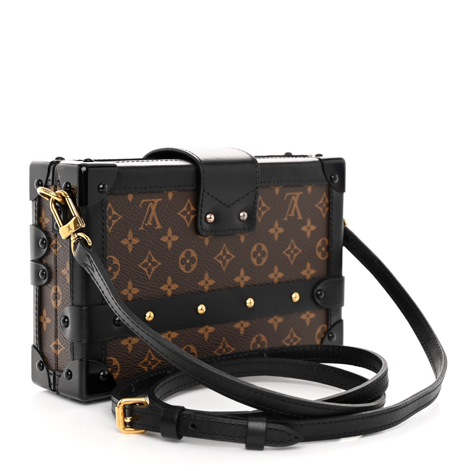 Louis Vuitton Monogram Petite Malle Black 3 of 11