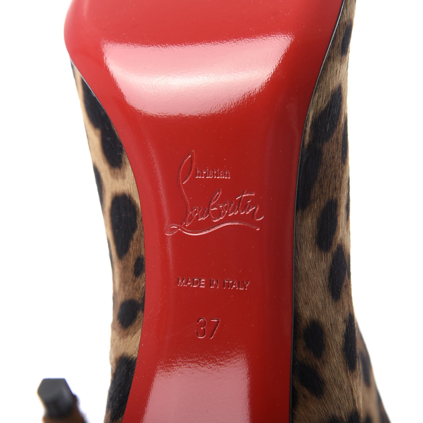 Pony Hair Leopard Print So Kate Booty 85 Ankle Boots 37