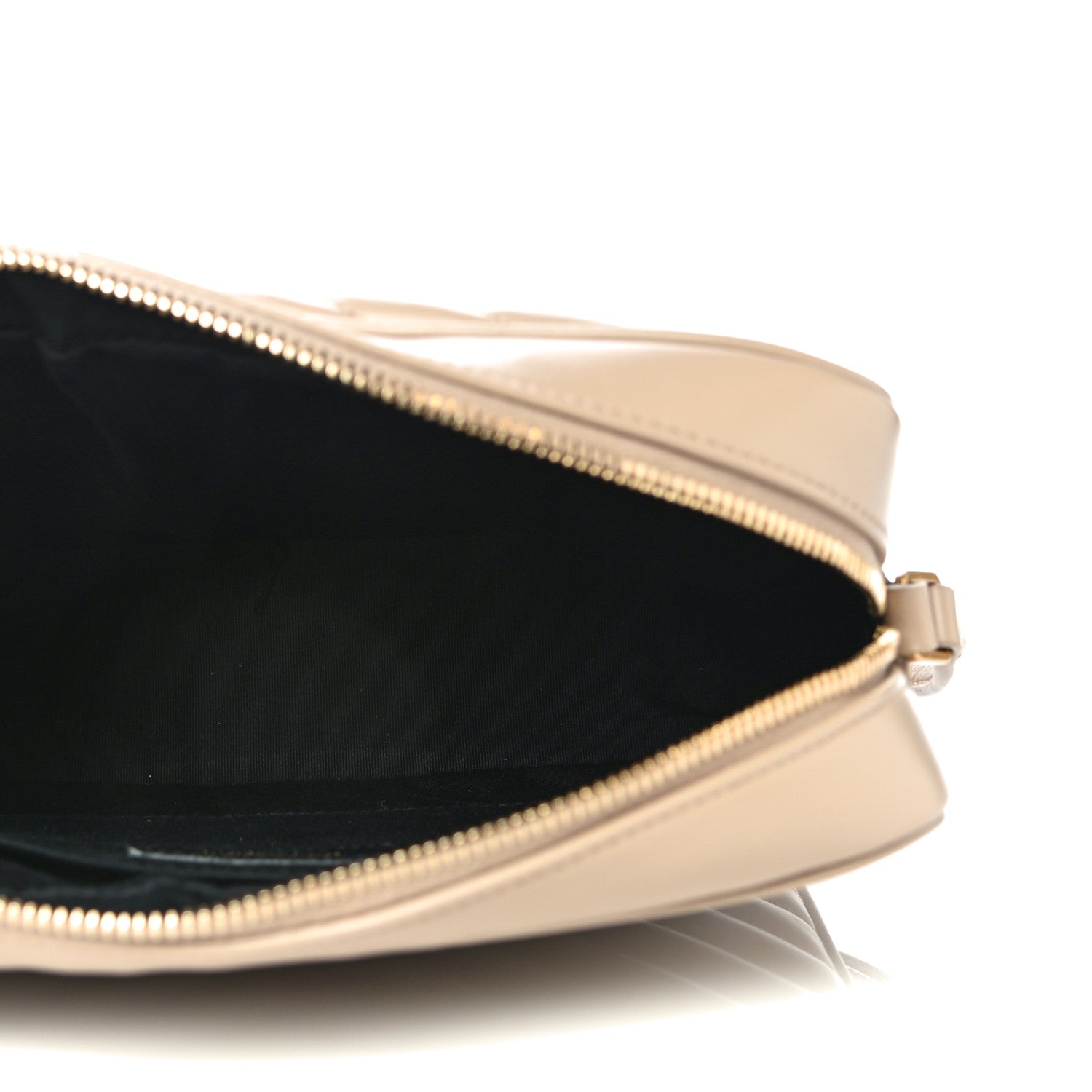 Saint Laurent Calfskin Matelasse Monogram Lou Camera Bag Dark Latte 5 of 13