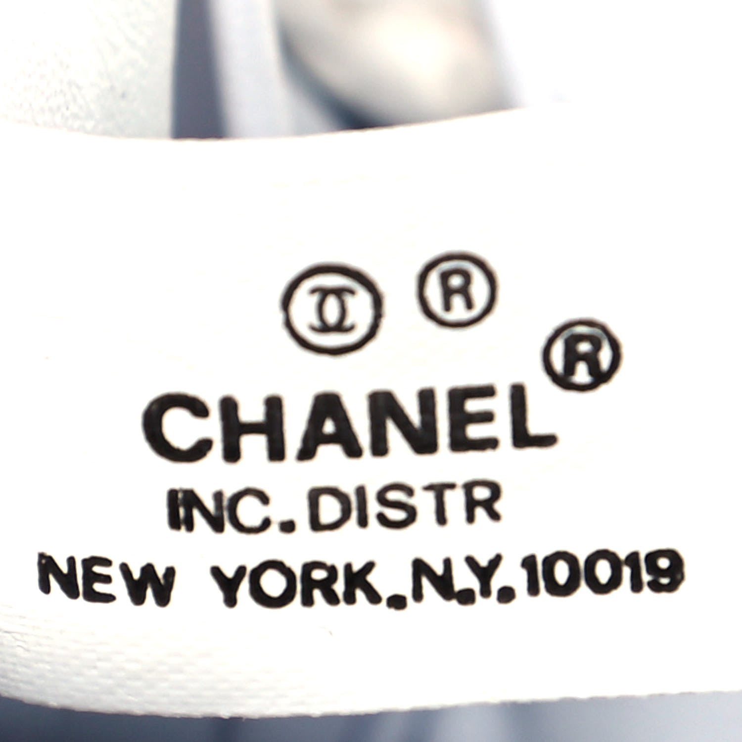 Chanel Canvas Drawstring Backpack Black White 6 of 9